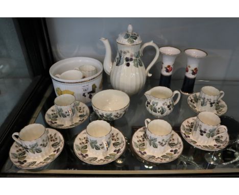 Royal Worcester coffee service etc 