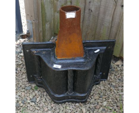 Victorian cast iron drainage hopper 