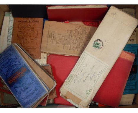 Early Ordnance Survey maps c1920's to 1930's, (c.50).