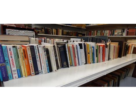 Mixed general literature, (large qty on one shelf).