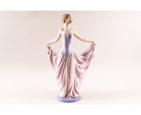 A Lladro porcelain figure 'Dancer', printed factory marks, 31.5cm high