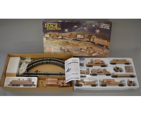 O Gauge. K-Line. Operation Iraqi Freedom train set. VG complete.