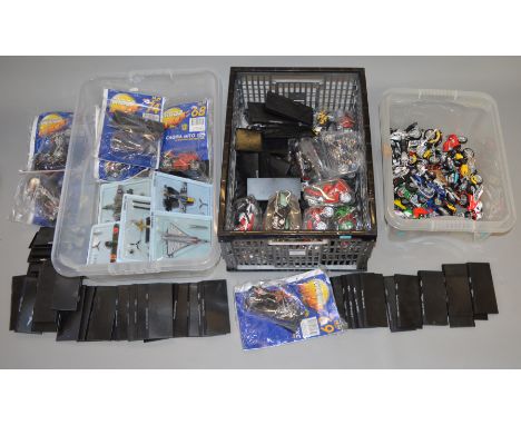 A mixed group of diecast models including thirty Maisto or similar Motorbikes, bagged or in plastic bubble packaging, a furth