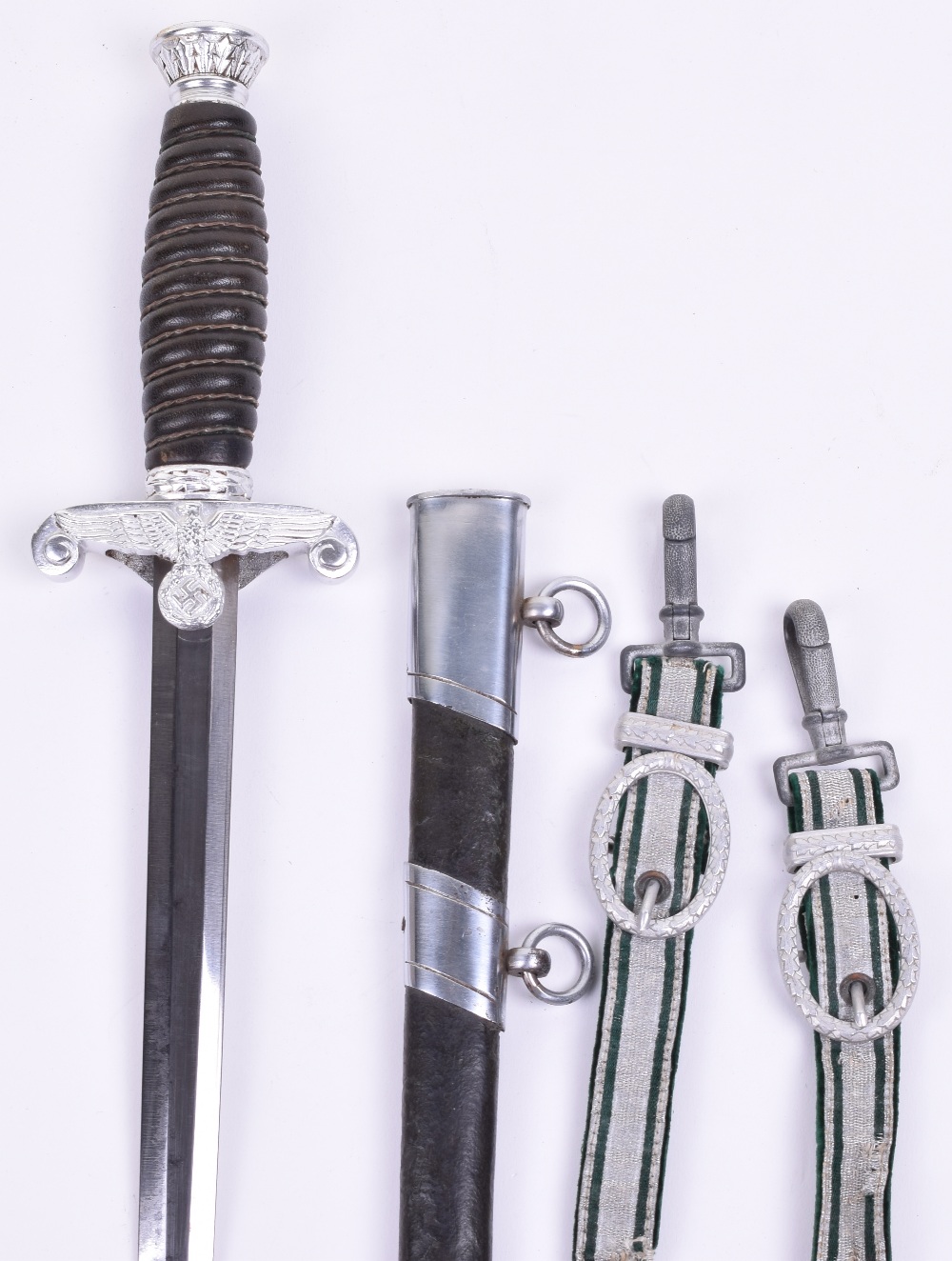 Scarce German Land Customs Officials Dress Dagger With Hanging Straps 