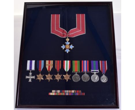 WW2 North Africa C.B.E Military Cross Group of Ten Awarded to Brigadier Brian Kingzett 64th Anti-Tank Regiment Royal Artiller