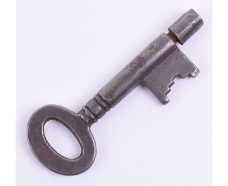 WW2 S.O.E Agents Concealment Key, interesting iron key which the end screws off to reveal hollow centre which could be used t