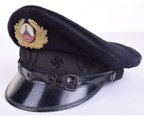 WW2 Kyffhauserbund (Veterans Association) Peaked Cap, good example of the peaked service cap worn by members of the German wa