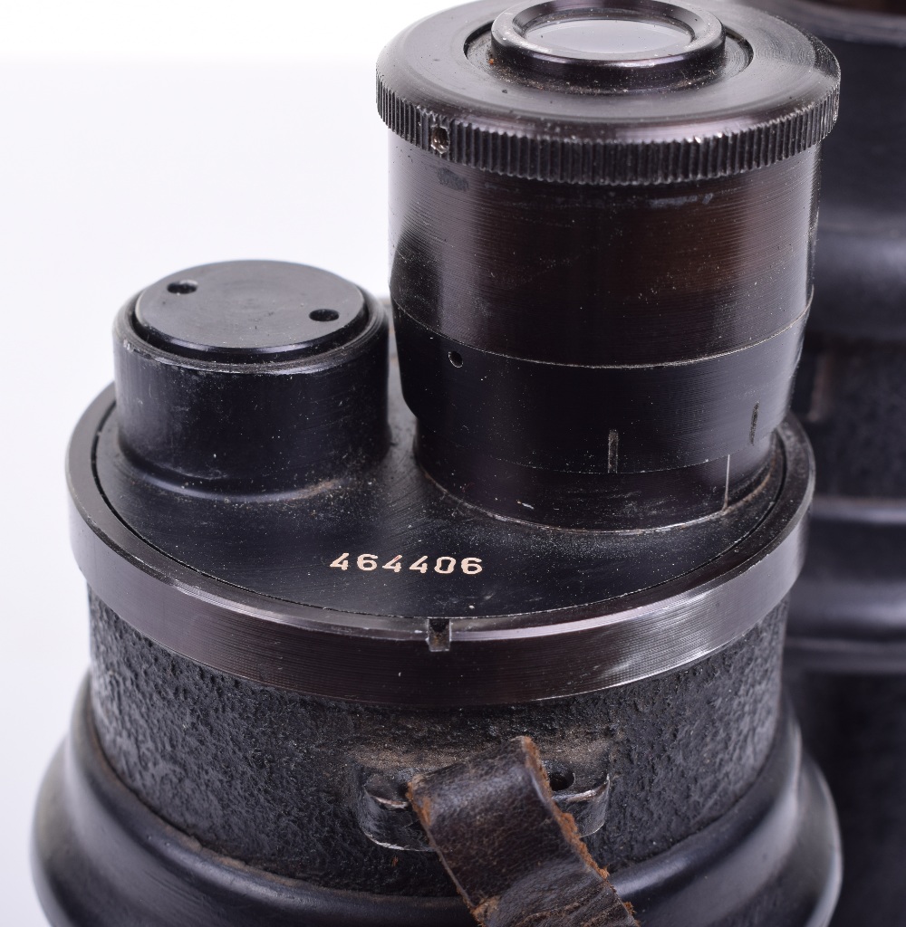 WW2 German Kriegsmarine 7x50 Binoculars, metal lens plate stamped “7X50