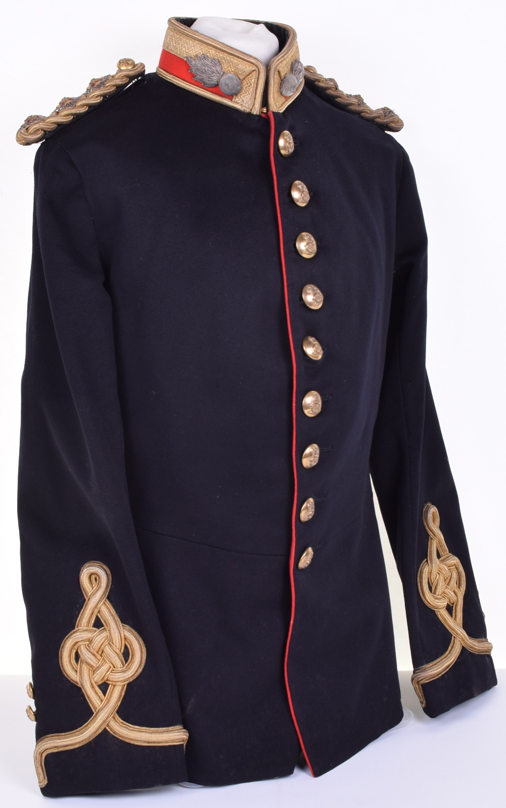 Victorian Royal Artillery Captains Dress Tunic, fine quality blue dress ...