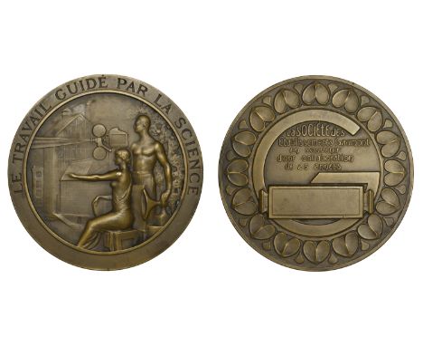 Rivoire, Raymond-Léon (French, 1884-1966); b. Cassel   FRANCE, Le Travail Guide par la Science [Work Guided by Science], c. 1