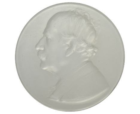Lalique, René (French, 1860-1945); b. Aÿ-Champagne   FRANCE, Centenaire de la naissance de Marcelin Berthelot [Centenary of t