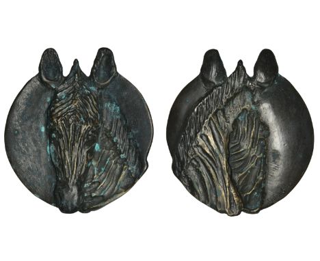 Cook, Robert (American, 1921-2017); b. Boston, MA, moved to France 1945, then to Italy 1948   ENGLAND, Zebra, 1999, a cast br