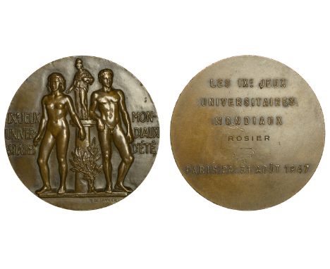 Bétannier, Roger-Alphonse (French, 1920-1999); b. Paris   FRANCE, IXe Jeux Universitaires Mondiaux d’Été, Paris [World Summer