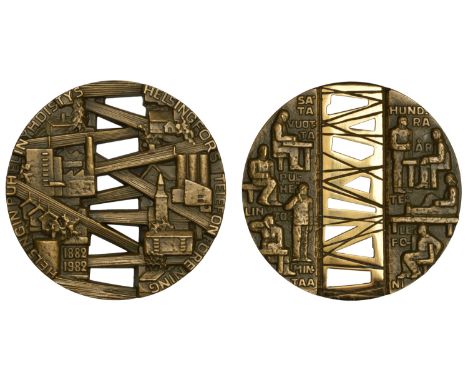 Häiväoja, Heikki (Finnish, 1929-2019); b. Jämsä   FINLAND, Helsingin Puhelinyhdistys 100 Vuotta [Centenary of the Helsinki Te