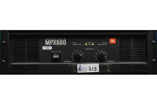 Jbl Mpx 600 Amp