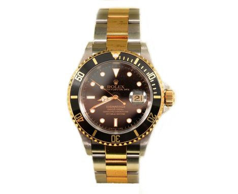Rolex - a gentleman's Submariner-Date automatic wristwatch, 29mm circular black raised baton and dot dial, with centre second