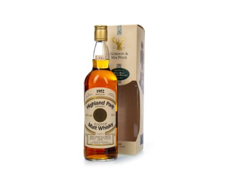 HIGHLAND PARK 1952 G&amp;M Single Malt Scotch Whisky Bottled 1996. 70cl, 40% volume, in carton.