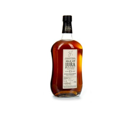 JURA 1992 AGED 13 YEARS Single Malt Scotch Whisky Distilled 5 February 1992, matured in cask no. 671, bottled 29 August 2005,
