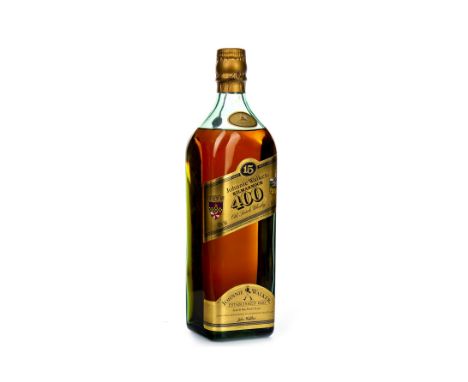 JOHNNIE WALKER KILMARNOCK 400 AGED 15 YEARS Blended Scotch Whisky. Bottled to celebrate the 400th anniversary of the granting