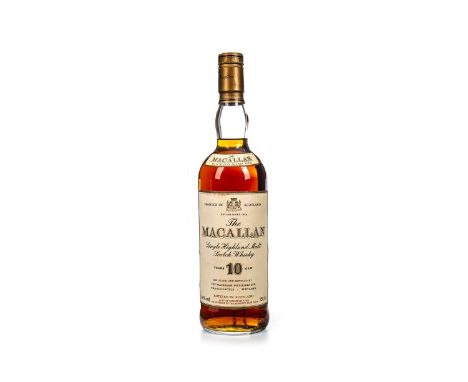 MACALLAN 10 YEARS OLD Single Malt Scotch Whisky Matured in sherry wood, bottled for the members of the Seaforth Club, Elgin. 