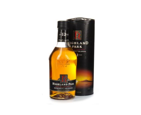HIGHLAND PARK AGED 12 YEARS Single Malt Scotch Whisky 70cl, 40% volume, in tube.