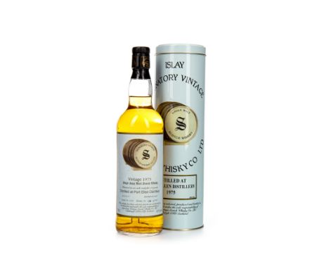 PORT ELLEN 1975 SIGNATORY VINTAGE AGED 24 YEARS Single Malt Scotch Whisky Distilled 8 April 1975, matured in cask no. 1761, b