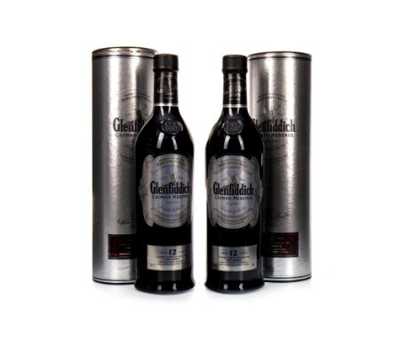 GLENFIDDICH CAORAN RESERVE AGED 12 YEARS (2) Single Malt Scotch Whisky 70cl, 40% volume, in tube. Two bottles.