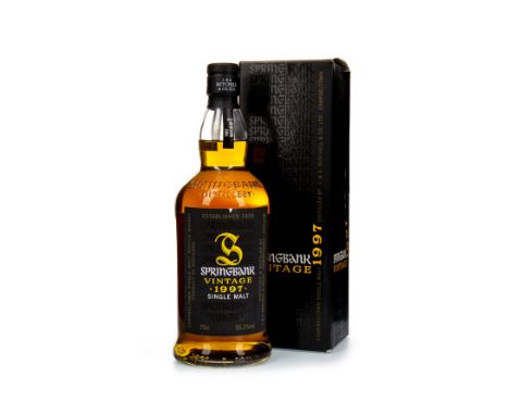 SPRINGBANK 1997 BATCH NO. 1 Single Malt Scotch Whisky Bottled June 2007. 70cl, 55.2% volume, in carton.