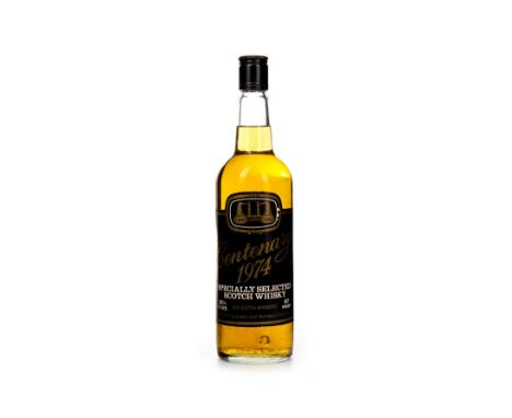 CENTENARY 1974 Blended Scotch Whisky 26 2/3 fl.oz, 80° proof.