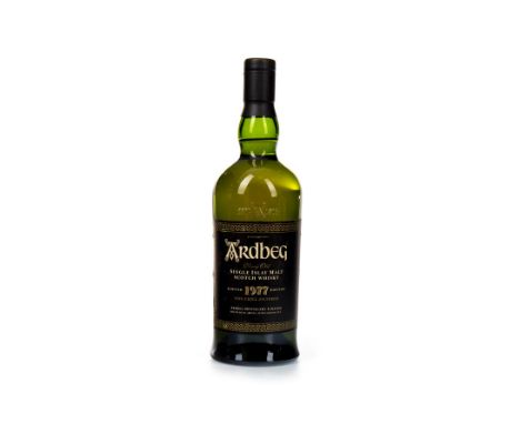 ARDBEG 1977 Single Malt Scotch Whisky 70cl, 46% volume.