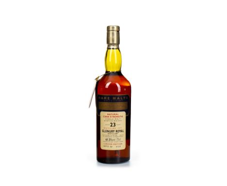 GLENURY ROYAL 1971 RARE MALTS AGED 23 YEARS Single Malt Scotch Whisky Bottle no. 3126. 75cl, 61.3% volume.