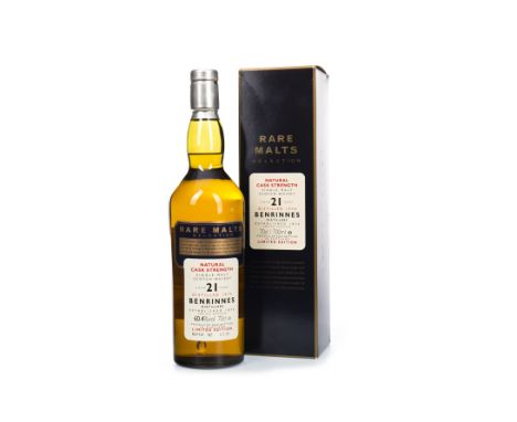 BENRINNES 1974 RARE MALTS AGED 21 YEARS Single Malt Scotch Whisky Bottle no. 6539. 70cl, 60.4% volume, in carton.