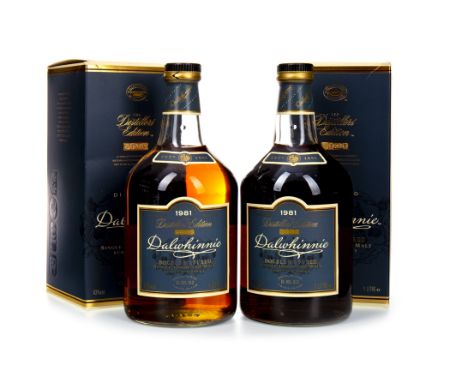 DALWHINNIE 1981 DISTILLERS EDITION - ONE LITRE (2) Single Malt Scotch Whisky Matured in Oloroso sherry casks. One litre, 43% 