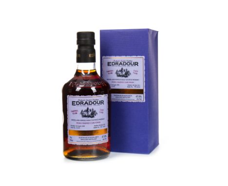 EDRADOUR 1985 LAST CASK AGED 26 YEARS Single Malt Scotch Whisky Distilled 3 April 1985, matured in Pedro Ximenez cask no. 11/