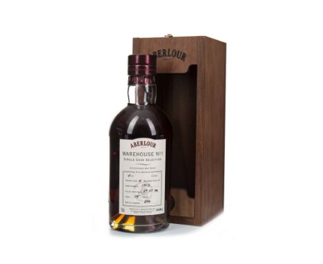 ABERLOUR 1994 WAREHOUSE NO.1 AGED 15 YEARS Single Malt Scotch Whisky First fill sherry cask no. 1972 fiilled 27 July 1994, bo