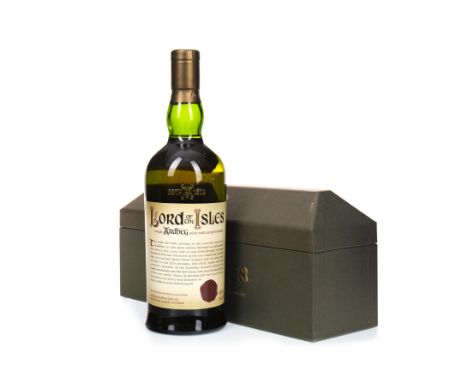 ARDBEG LORD OF THE ISLES AGED 25 YEARS Single Malt Scotch Whisky 70cl, 46% volume, in presentation box with scroll