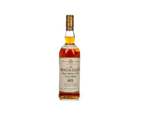 MACALLAN 1973 18 YEARS OLD Single Malt Scotch Whisky Matured in sherry wood, bottled 1992. 75cl, 43% volume.