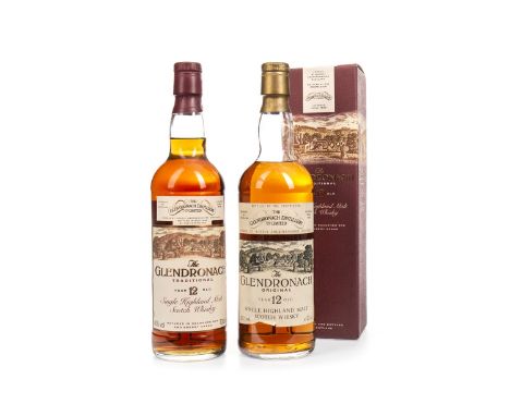 GLENDROANCH TRADITIONAL 12 YEARS OLD Single Malt Scotch Whisky Matured in sherry casks. 70cl, 40% volume, in carton. GLENDRON