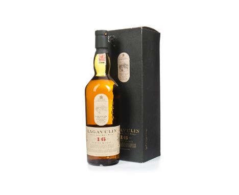 LAGAVULIN AGED 16 YEARS WHITE HORSE DISTILLERS Single Malt Scotch Whisky 70cl, 43% volume, in carton.