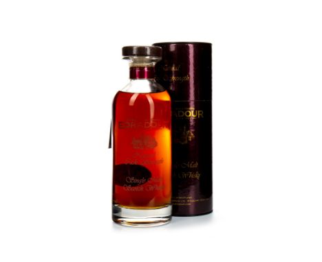 EDRADOUR 1998 DECANTER Single Malt Scotch Whisky Distilled 6 May 1998, matured in cask no. 190, bottled 1 March 2012, decante