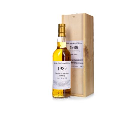 OBAN 1989 PRIVATE CASK AGED 24 YEARS Single Malt Scotch Whisky Distilled 23rd March 1989, filled into refill bourbon hogshead