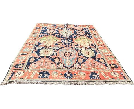 A LARGE AND FINE RICHLY COLOURED KILIM CARPET,300cm x 240cmVery good condition.