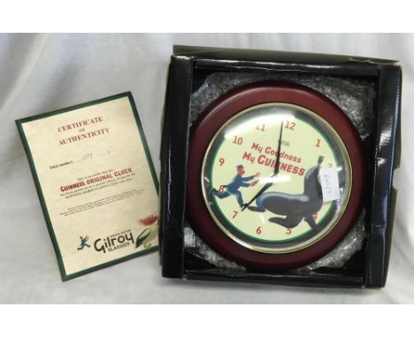 GUINESS ORIGINAL CLOCK IN BOX