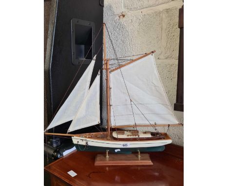 A MODEL YACHT