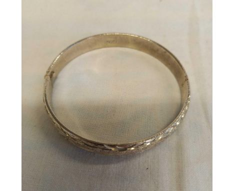 A SILVER BANGLE