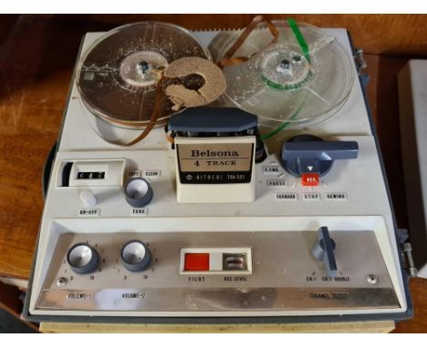 A Brenell reel to reel tape recorder