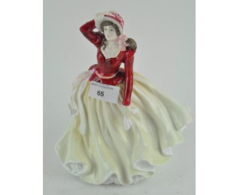 A Royal Doulton ceramic Lady 'Alice' HN 4003, 22cm high