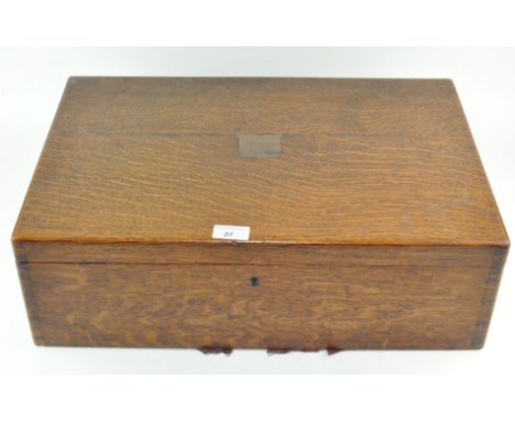 A large Mappin &amp; Webb silver plated part canteen of cutlery, in original fitted oak case, of three tiers, including forks