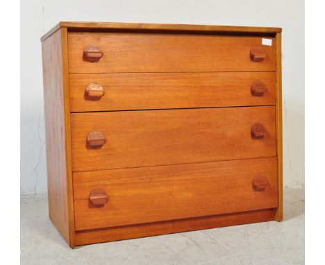 Stag Furniture - Cantata Range - Rob Carter for Stag - A vintage retro mid 20th century circa. 1960's teak chest of drawers h