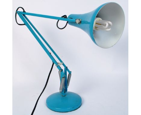 Herbert Terry & Sons - Model 75 - An original retro vintage mid 20th Century anglepoise industrial work factory desk table la